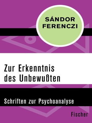 cover image of Zur Erkenntnis des Unbewußten